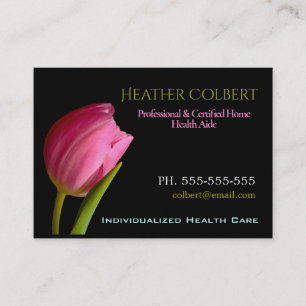 Professionellen Caregiver Tulip Beauty Visitkort