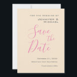 Professionellen Champagne Färg Bröllop minimalist Spara Datumet<br><div class="desc">Denna utformning,  som har ett modernt,  snyggt och attraktivt utseende,  kommer omedelbart att väcka allas uppmärksamhet runt omkring er.</div>