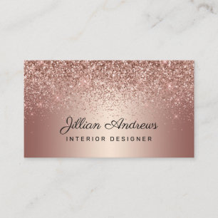 Professionellen Chic Ro Glitter Glam Visitkort