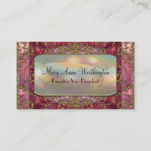 Professionellen Delancey Petal Elegant Visitkort