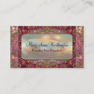 Professionellen Delancey Petal Elegant Visitkort