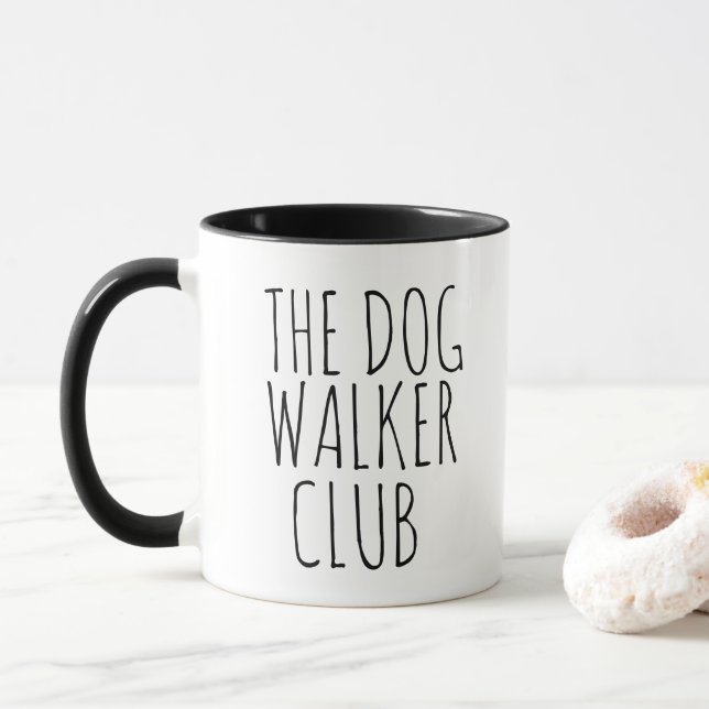 Professionellen Dog Walkers Mugg (Med munk)
