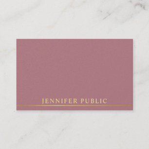 Professionellen elegant Guld textmall Modern Visitkort