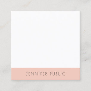 Professionellen elegant Modern Simple Design Templ Fyrkantigt Visitkort