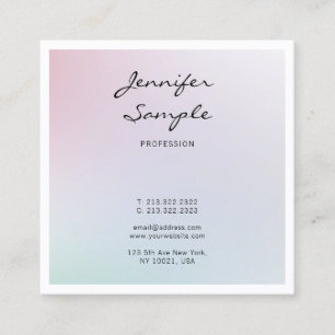Professionellen elegant Trendig Modern Kreativ Des Fyrkantigt Visitkort