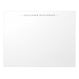 Professionellen Enkel, klassisk, minimalistisk, gr Anteckningsblock