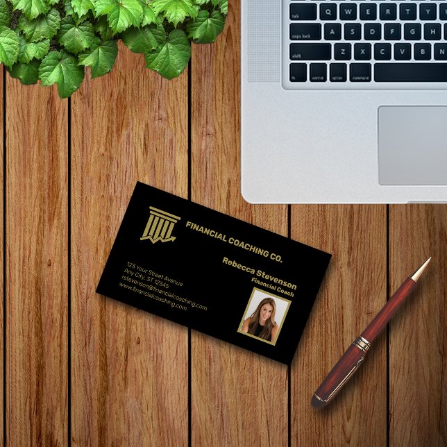 Professionellen Finansiell coach Visitkort (Skapare uppladdad)