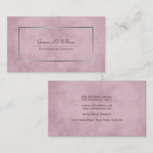 Professionellen för Eleganten Ro och Silver Visitkort