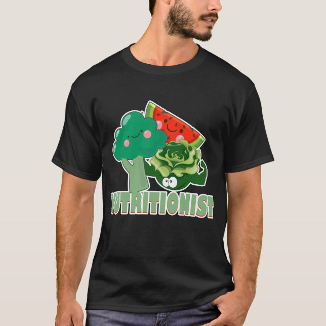 Professionellen för frukt och grönsaker i matsmält t shirt (Framsida)