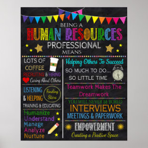 Professionellen för personalresurser Poster