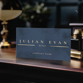 Professionellen Glamous Navy Blue Guld Visitkort