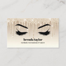 professionellen Guld Glitter Drives Eyelash Browba