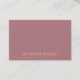 Professionellen Guld textmall, Elegant modern Visitkort