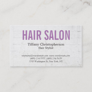 Professionellen Hairdresser Stylist Salon Visitkort