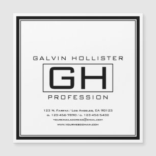 Professionellen Handsome Black and White