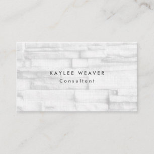 Professionellen Linen Minimalist Wall Bricks Visitkort
