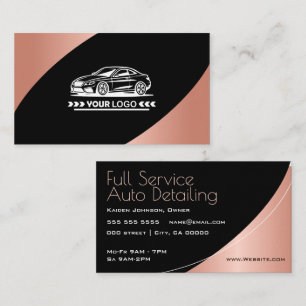 Professionellen logotyp Template Ro Guld Elegant Visitkort