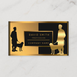 Professionellen Luxury Dog Walker Visitkort