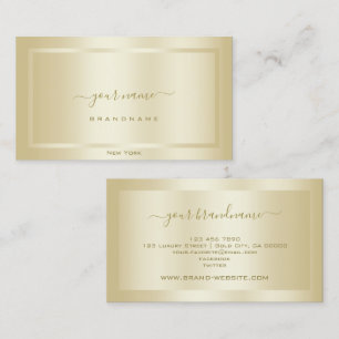 Professionellen Luxury Guld Färg och Modern Visitkort