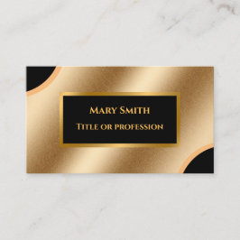 Professionellen Luxury Modern Guld Visitkort
