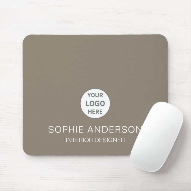 Professionellen Modern Anpassningsbar Logotyp Busi Musmatta (Med mus)