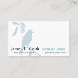 Professionellen Modern Art Whimsical Blue Bird Visitkort