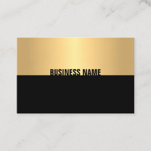 Professionellen Modern Elegant Black Guld-mall Visitkort