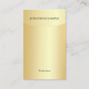 Professionellen Modern Elegant Faux Guld-mall Visitkort