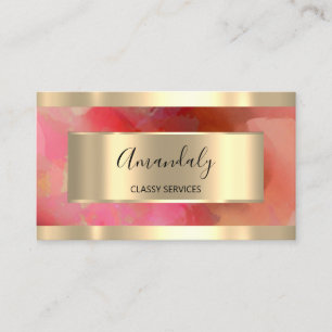 Professionellen Modern Elegant med ramerad Abstrak Visitkort