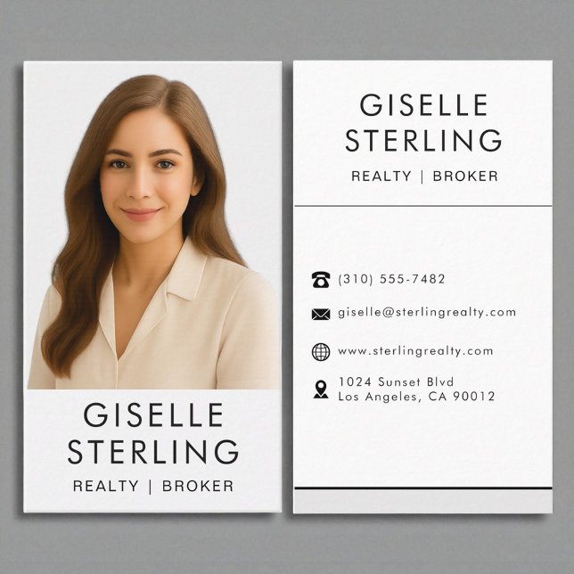 Professionellen Modern Elegant Real Gods Broker Visitkort (Skapare uppladdad)