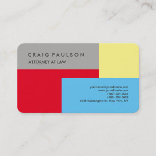 Professionellen Modern färgad Elegant - minimalist Visitkort