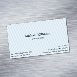 Professionellen Modern Trendig Blue Linjer Magnetiska Visitkort