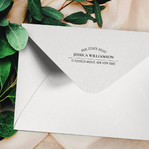 Professionellen Namn i med minimal Elegant Stämpel