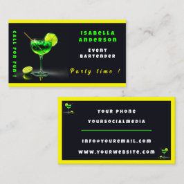 Professionellen Neon Popular Personlig i party Tim Visitkort