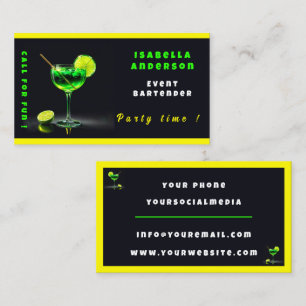 Professionellen Neon Popular Personlig i party Tim Visitkort