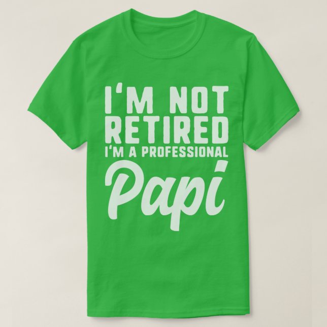 Professionellen Papi Pension Coola L T Shirt (Design framsida)