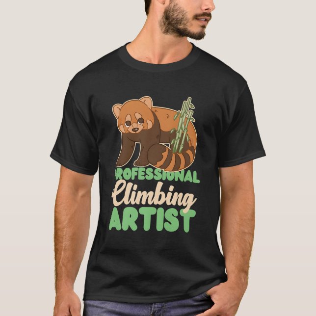 Professionellen Red Panda klättring T Shirt (Framsida)