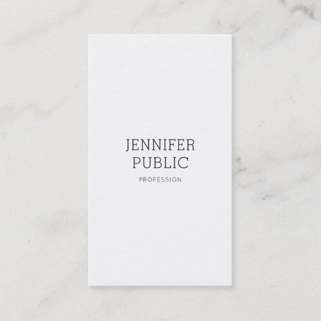 Professionellen Rengör elegant - ren design - oför Visitkort (Framsida)