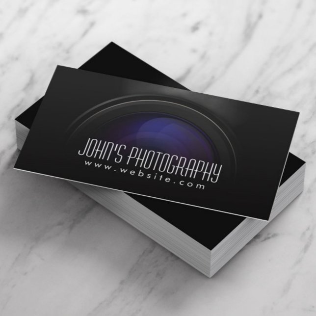 Professionellen Rökkameralins, fotoskrivare Visitkort (Skapare uppladdad)
