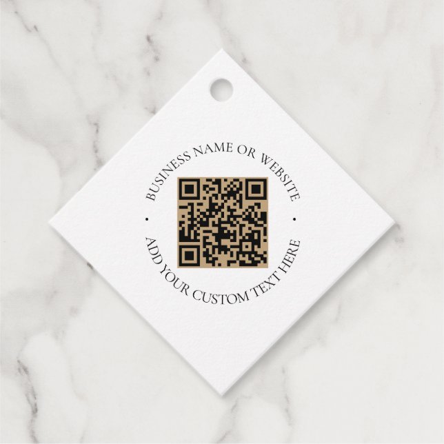 Professionellen Rustic Kraft Modern Snyggt Gåvor Etiketter (Framsida)