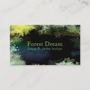 Professionellen Starry Forest Löv Visitkort