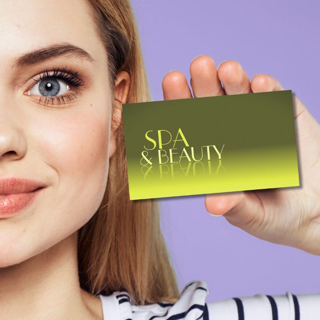 Professionellen Teckensnitt i Spegel för övertonin Visitkort (Skapare uppladdad)