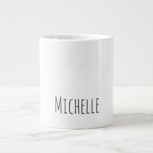 Professionellen Unik klassiskt enkelt ditt namn Jumbo Mugg