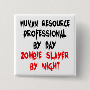 Professionellen Zombie Sayer för personalresurser Knapp