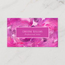 Professionellens Abstrakt Art Modern Lila Rosa