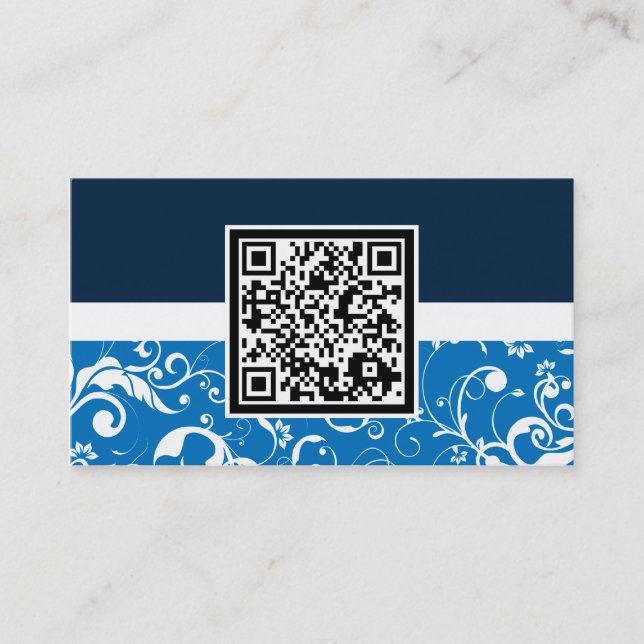 professionellens dämpare QR-kod Visitkort (Framsida)