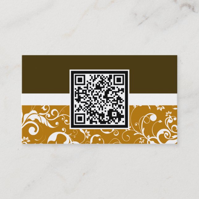 professionellens dämpare QR-kod Visitkort (Framsida)