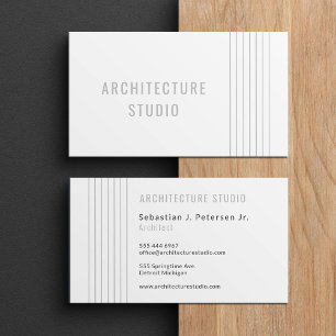 Professionellens elegant enkel modern typografi visitkort