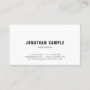 Professionellens Elegant - minimalistiskt modernt Visitkort