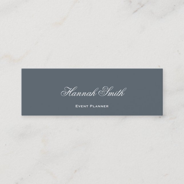Professionellens elegant: modern lyxolja glitter mini visitkort (Framsida)